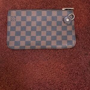 Designer Checkered Wallet